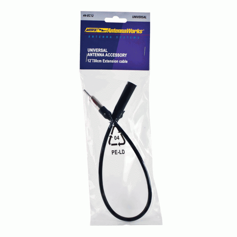 44-EC12 Extension Cable - 12 Inch  ADAPTADOR DE ANTENA ANTENNA ADAPTER